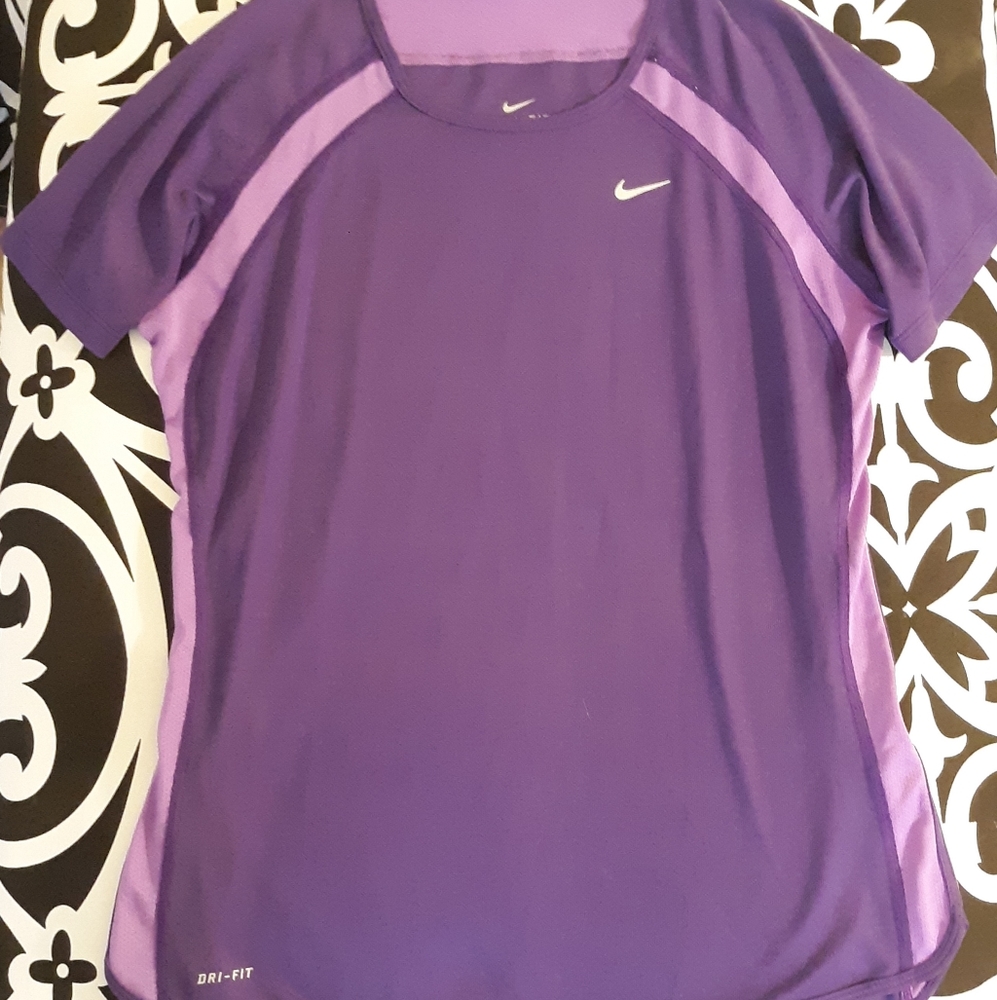 PURPLE NIKE Dri Fit Shirt - Women's